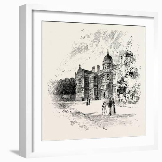 Ingestre Hall Is a 17th Century Jacobean Mansion Situated at Ingestre-null-Framed Giclee Print