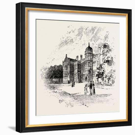 Ingestre Hall Is a 17th Century Jacobean Mansion Situated at Ingestre-null-Framed Giclee Print