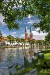 The Netherlands, Alkmaar, Church, Church Steeple, Canal-Ingo Boelter-Photographic Print