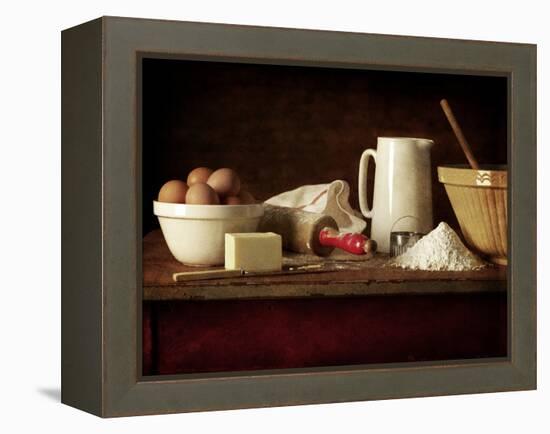 Ingredients and Utensils for Baking-Steve Lupton-Framed Premier Image Canvas