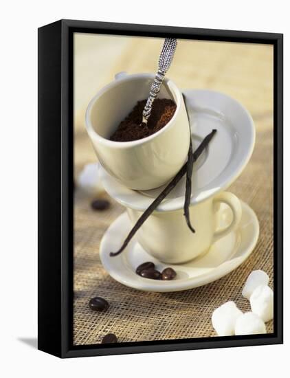 Ingredients for a Cafe Chocolat with Vanilla-Jocelyn Demeurs-Framed Premier Image Canvas