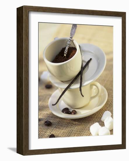 Ingredients for a Cafe Chocolat with Vanilla-Jocelyn Demeurs-Framed Photographic Print