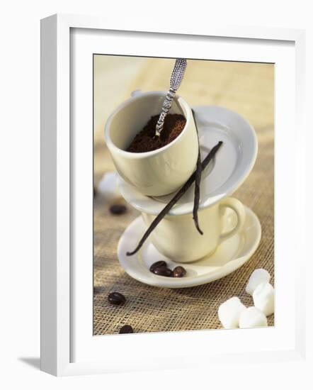 Ingredients for a Cafe Chocolat with Vanilla-Jocelyn Demeurs-Framed Photographic Print