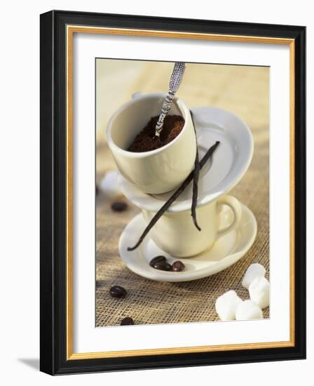 Ingredients for a Cafe Chocolat with Vanilla-Jocelyn Demeurs-Framed Photographic Print