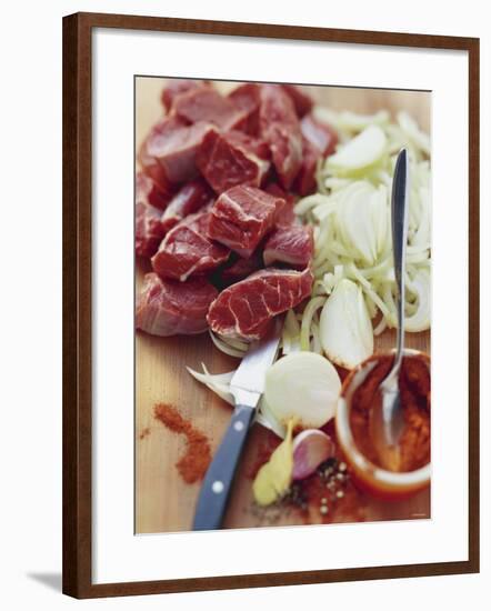 Ingredients for Beef Goulash-Susie M^ Eising-Framed Photographic Print