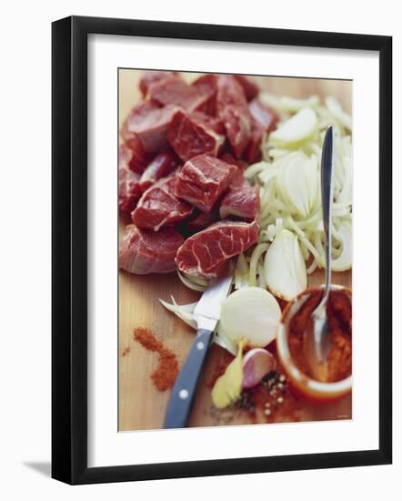 Ingredients for Beef Goulash-Susie M^ Eising-Framed Photographic Print