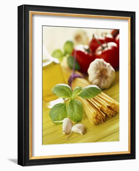 Ingredients for Italian Pasta Dish-null-Framed Photographic Print