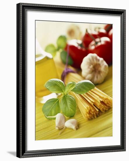 Ingredients for Italian Pasta Dish-null-Framed Photographic Print