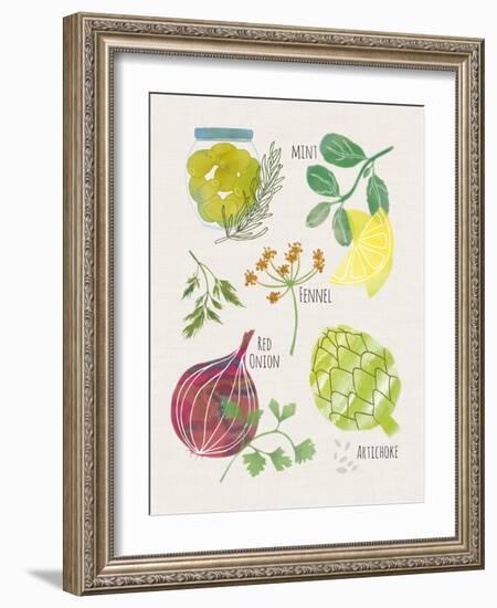 Ingredients II-Clara Wells-Framed Art Print