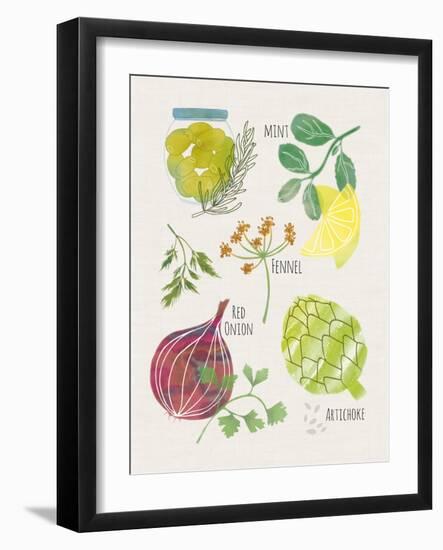 Ingredients II-Clara Wells-Framed Art Print