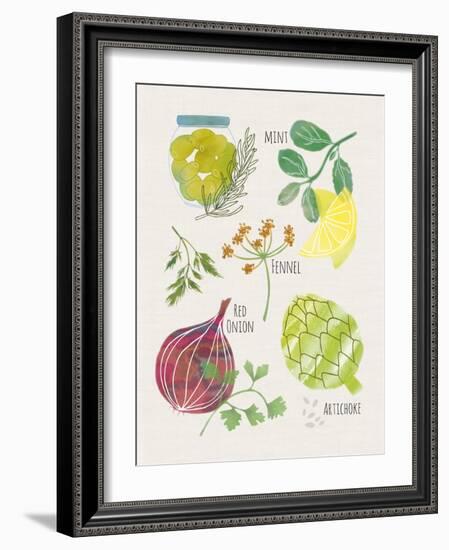 Ingredients II-Clara Wells-Framed Art Print