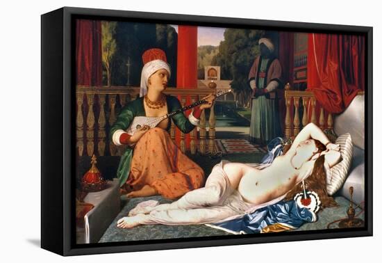 Ingres: Odalisque-Jean-Auguste-Dominique Ingres-Framed Premier Image Canvas