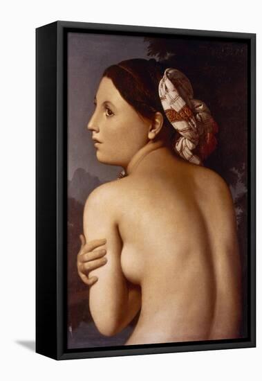 Ingres: The Bather-Jean-Auguste-Dominique Ingres-Framed Premier Image Canvas