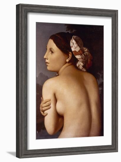 Ingres: The Bather-Jean-Auguste-Dominique Ingres-Framed Giclee Print