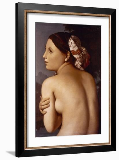 Ingres: The Bather-Jean-Auguste-Dominique Ingres-Framed Giclee Print