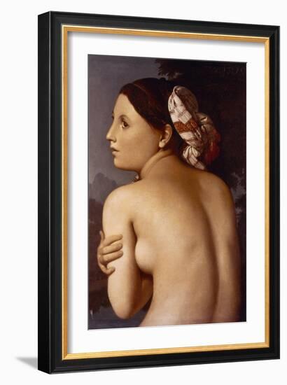 Ingres: The Bather-Jean-Auguste-Dominique Ingres-Framed Giclee Print