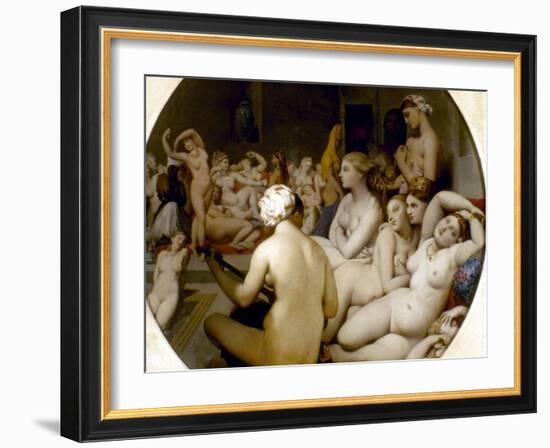 Ingres: Turkish Bath-Jean-Auguste-Dominique Ingres-Framed Giclee Print