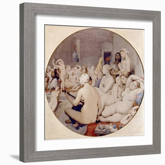 Ingres: Turkish Bath-Jean-Auguste-Dominique Ingres-Framed Giclee Print