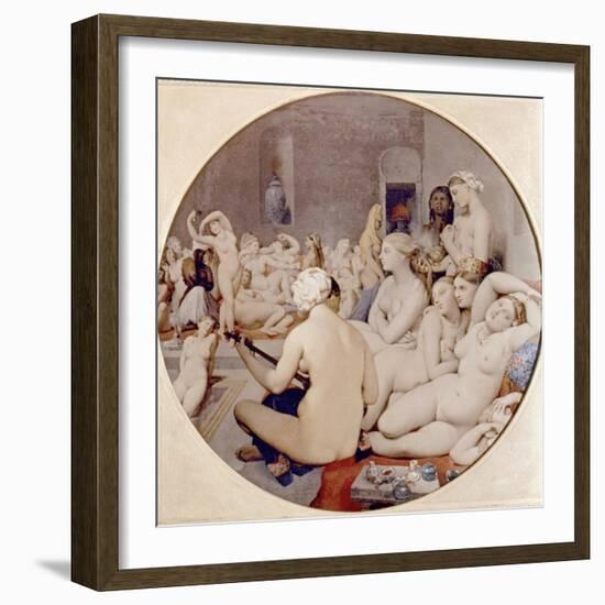 Ingres: Turkish Bath-Jean-Auguste-Dominique Ingres-Framed Giclee Print