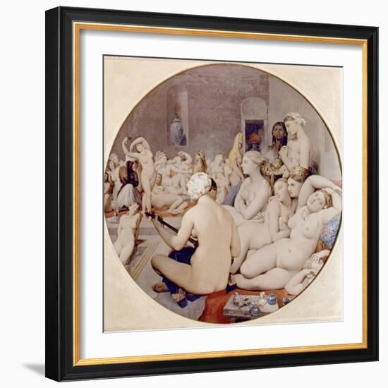 Ingres: Turkish Bath-Jean-Auguste-Dominique Ingres-Framed Giclee Print