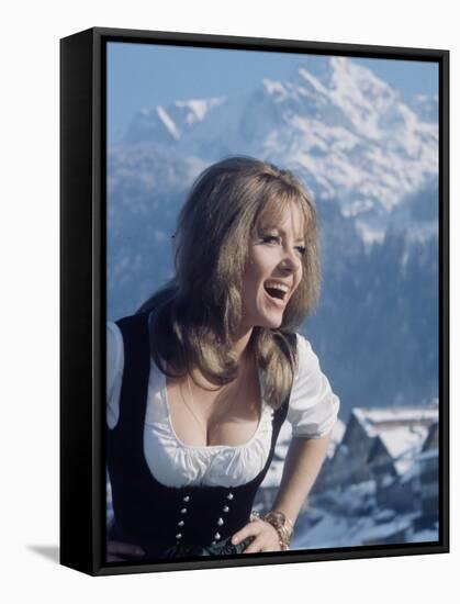 Ingrid Pitt as "Heidi" During the Filming of the Movie "Where Eagles Dare"-Loomis Dean-Framed Premier Image Canvas