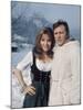 Ingrid Pitt as "Heidi" with Richard Burton During the Filming of the Movie "Where Eagles Dare"-Loomis Dean-Mounted Premium Photographic Print