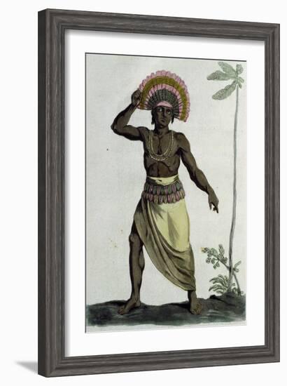 Inhabitant of Friendly Islands (Tonga Islands)-null-Framed Giclee Print