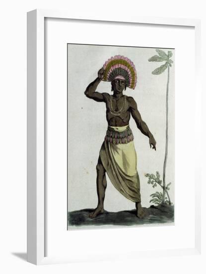 Inhabitant of Friendly Islands (Tonga Islands)-null-Framed Giclee Print