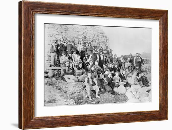 Inhabitants of Achill Island, County Mayo, Ireland, 1890-Robert French-Framed Giclee Print