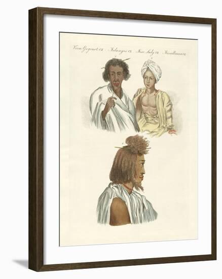 Inhabitants of Both Coasts of the Red Sea-null-Framed Giclee Print