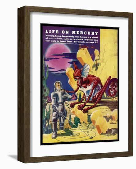 Inhabitants of Mercury-Frank R. Paul-Framed Art Print