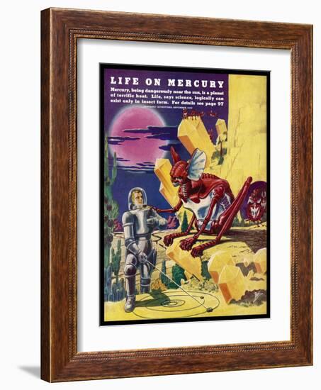 Inhabitants of Mercury-Frank R. Paul-Framed Art Print