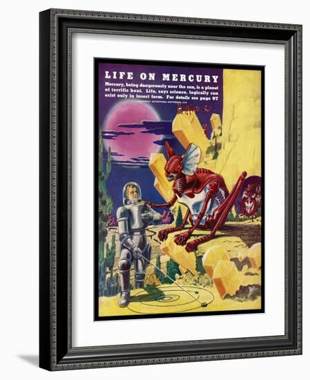 Inhabitants of Mercury-Frank R. Paul-Framed Art Print