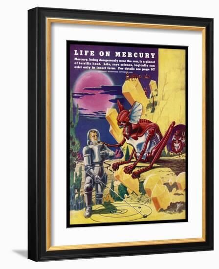 Inhabitants of Mercury-Frank R. Paul-Framed Art Print