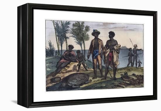 Inhabitants of the Islands of Cape Verde-Stefano Bianchetti-Framed Premier Image Canvas