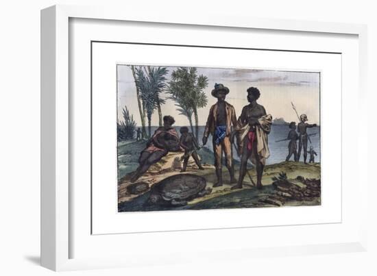 Inhabitants of the Islands of Cape Verde-Stefano Bianchetti-Framed Giclee Print