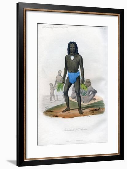 Inhabitants of Tikopia, 1848-null-Framed Giclee Print