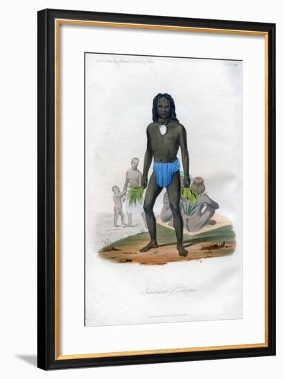 Inhabitants of Tikopia, 1848-null-Framed Giclee Print