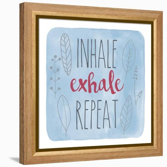 Inhale-Erin Clark-Framed Premier Image Canvas