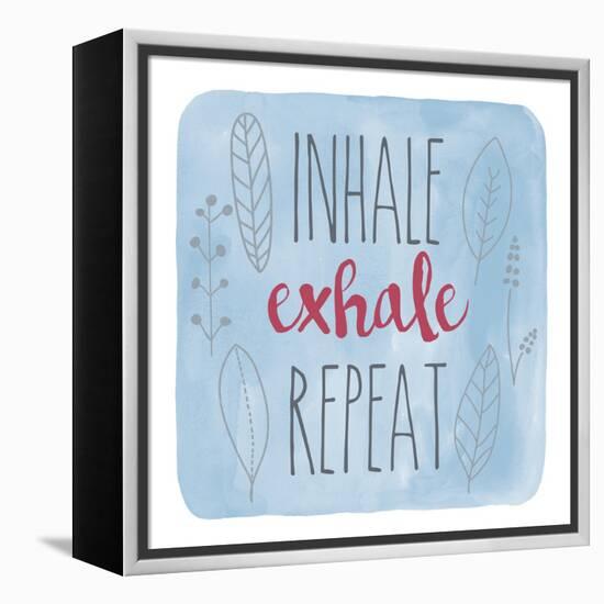 Inhale-Erin Clark-Framed Premier Image Canvas