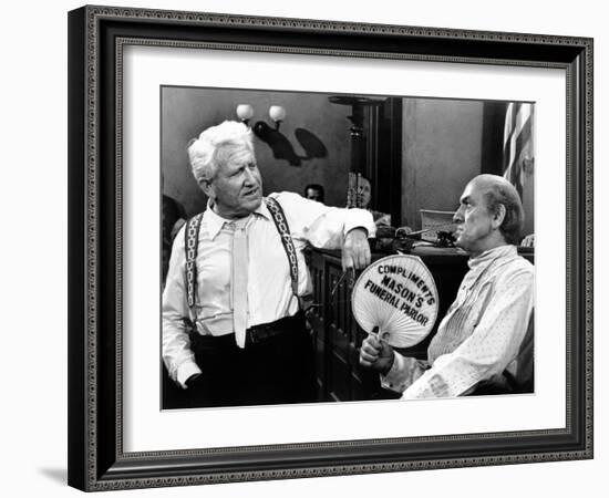 Inherit the Wind, Spencer Tracy, Fredric March, 1960-null-Framed Photo