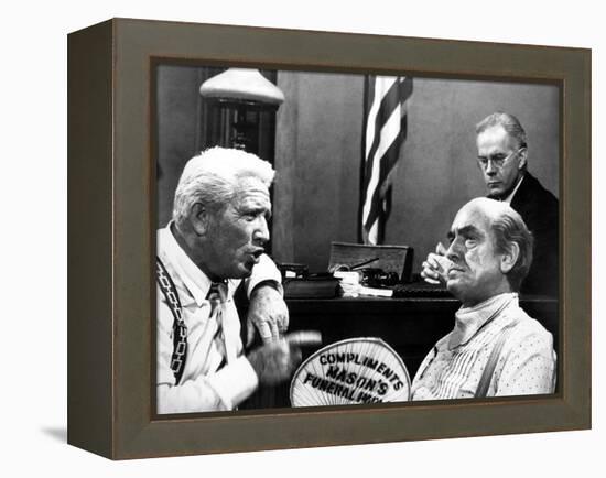 Inherit The Wind, Spencer Tracy, Harry Morgan, Fredric March, 1960-null-Framed Stretched Canvas