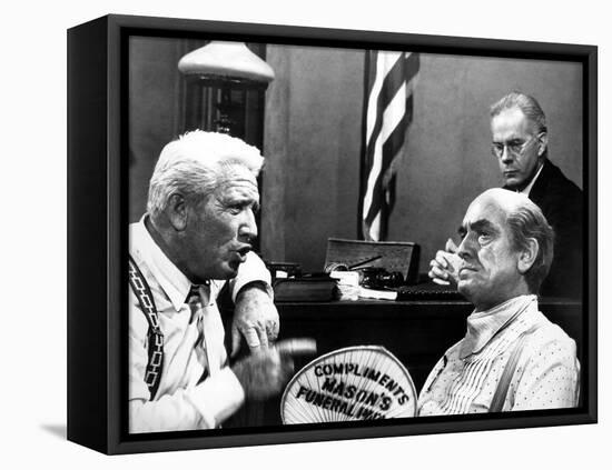 Inherit The Wind, Spencer Tracy, Harry Morgan, Fredric March, 1960-null-Framed Stretched Canvas