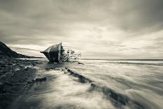 Defeated by the Sea-Inigo Barandiaran-Framed Photographic Print