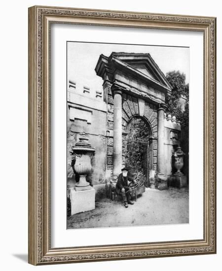 Inigo Jones Gateway, Chiswick House, London, 1926-1927-null-Framed Giclee Print