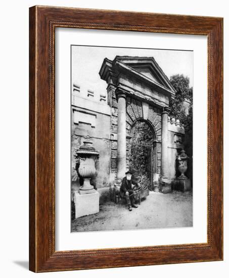 Inigo Jones Gateway, Chiswick House, London, 1926-1927-null-Framed Giclee Print