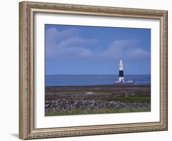 Inisheer Lighthouse, Inisheer, Aran Islands, Co, Galway, Ireland-Doug Pearson-Framed Photographic Print