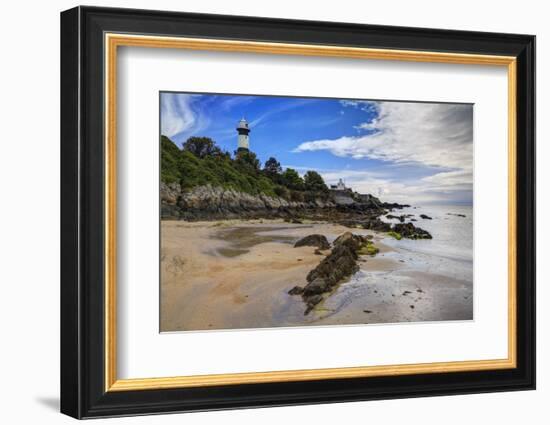 Inishowen Lighthouse, Inishowen, County Donegal, Ulster, Republic of Ireland, Europe-Carsten Krieger-Framed Photographic Print