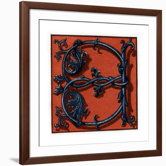 Initial Letter A, Late 15th-Early 16th Century-Henry Shaw-Framed Giclee Print