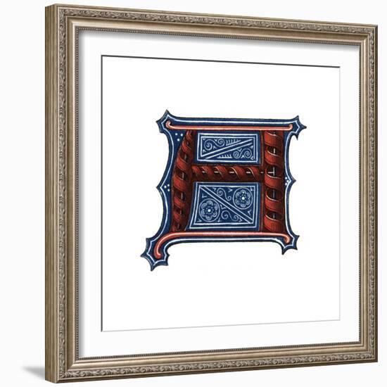 Initial Letter A-Henry Shaw-Framed Giclee Print